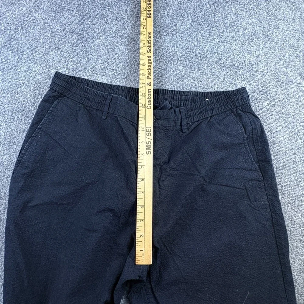 Banana‎ Republic Pants Men's 36x32 fits 36x28 Black Athletic Fit Textured Casual